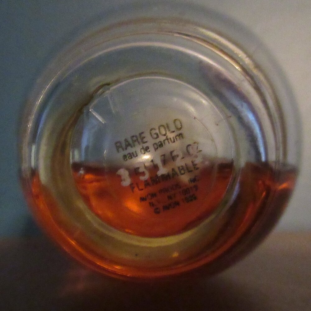 Vintage 1995 Avon Rare Gold Eau De Parfum 1/3 Full 1.7oz Vintage Perfume - Picture 4 of 4